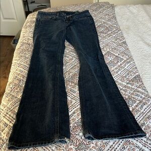 Marc By Marc Jacobs Dark Blue Flare Jeans
